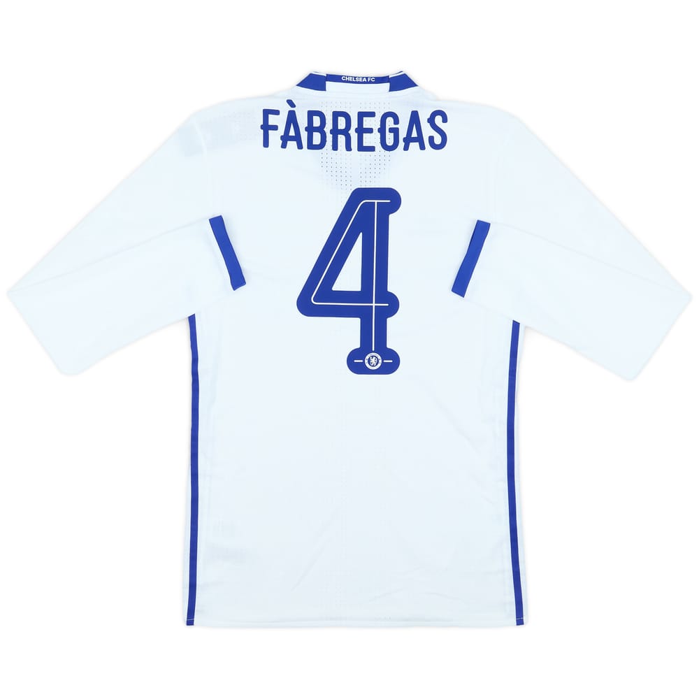 2016-17 Chelsea Player Issue Third L/S Shirt Fabregas #4 (M)