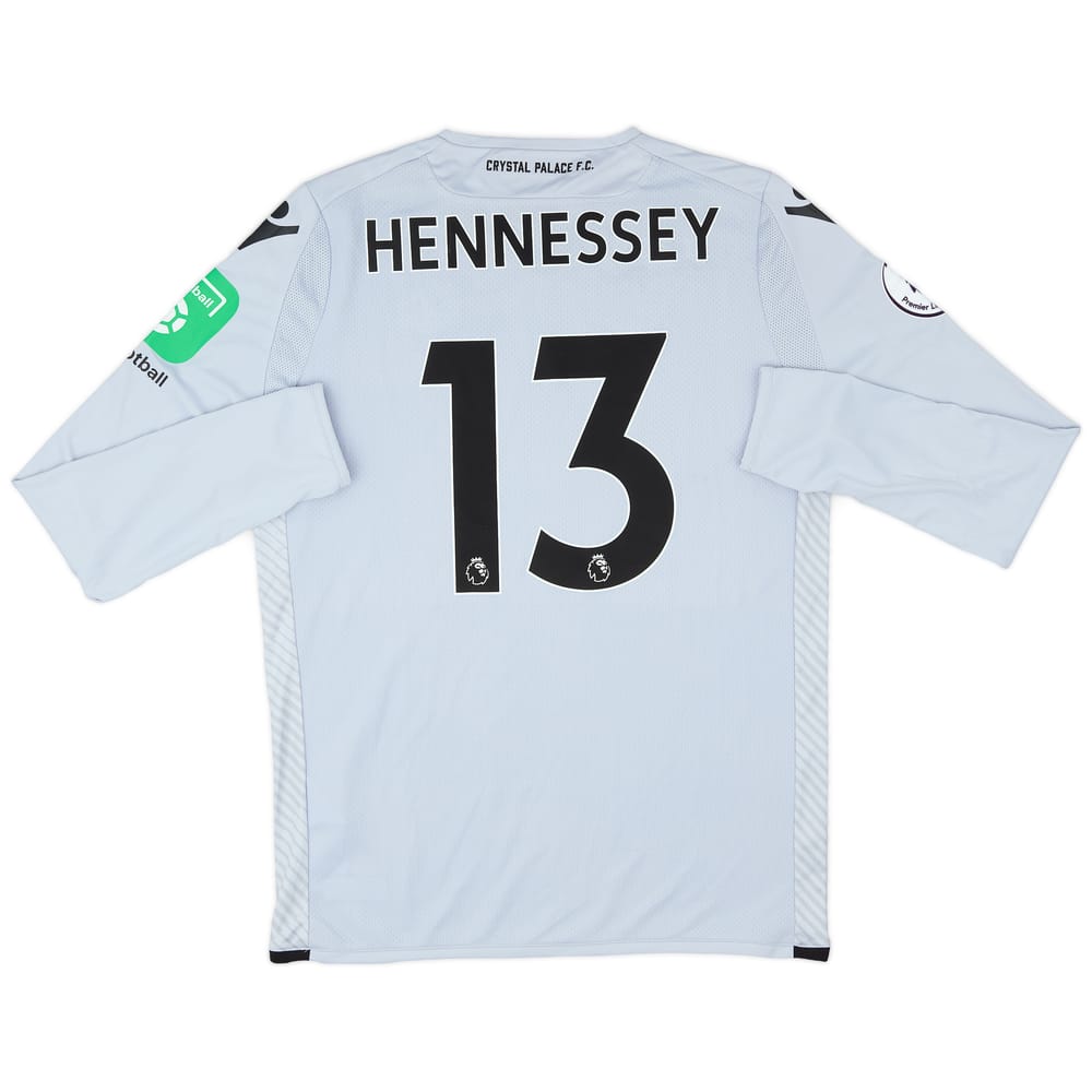 2017-18 Crystal Palace Match Issue GK Shirt Hennessey #13
