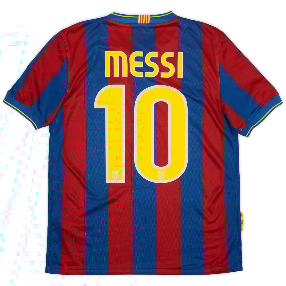 2009-10 Barcelona Home Shirt Messi #10 - 5/10 - (S)