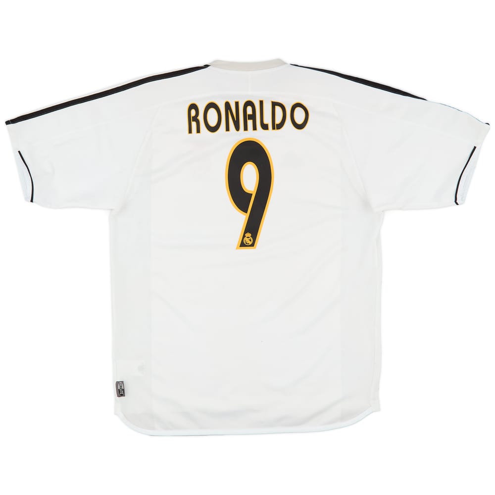 2003-04 Real Madrid Home Shirt Ronaldo #9 - 5/10 - (L)