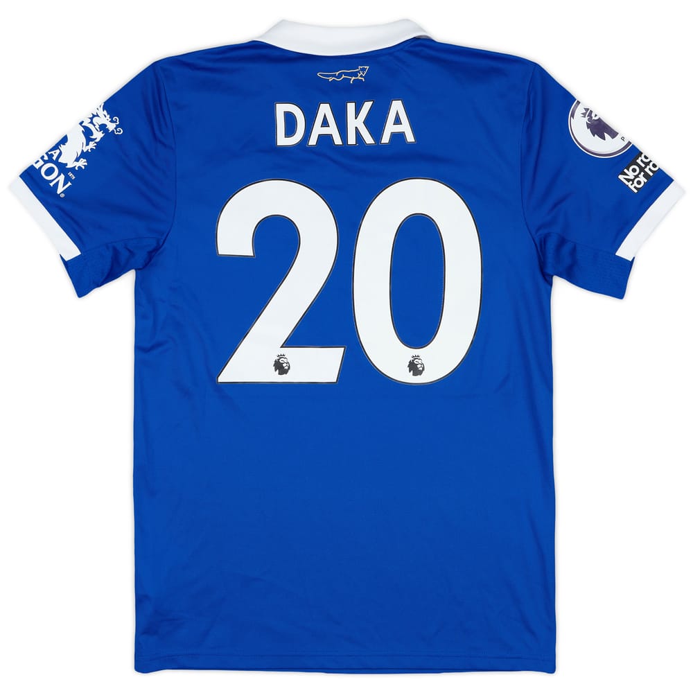 2022-23 Leicester Match Issue Home Shirt Daka #20