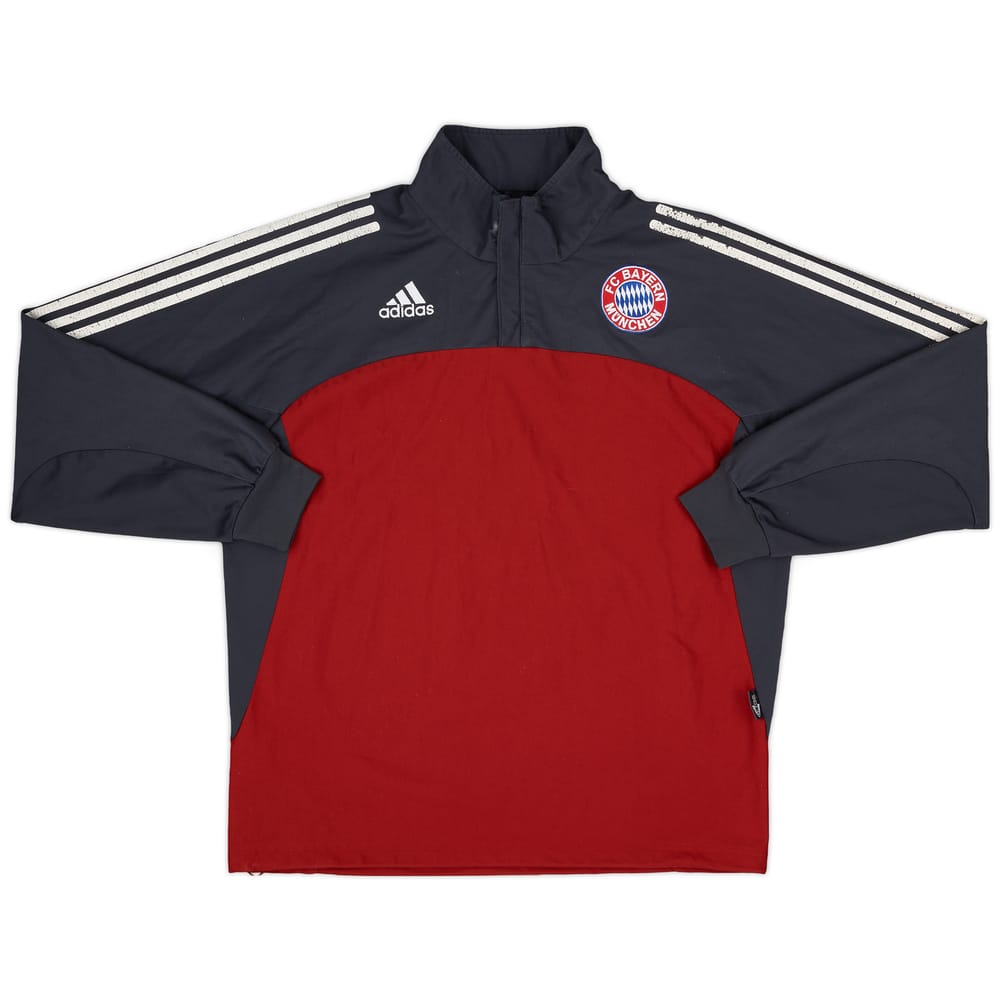2002-03 Bayern Munich adidas 1/4 Zip Drill Top - 6/10 - (L/XL)