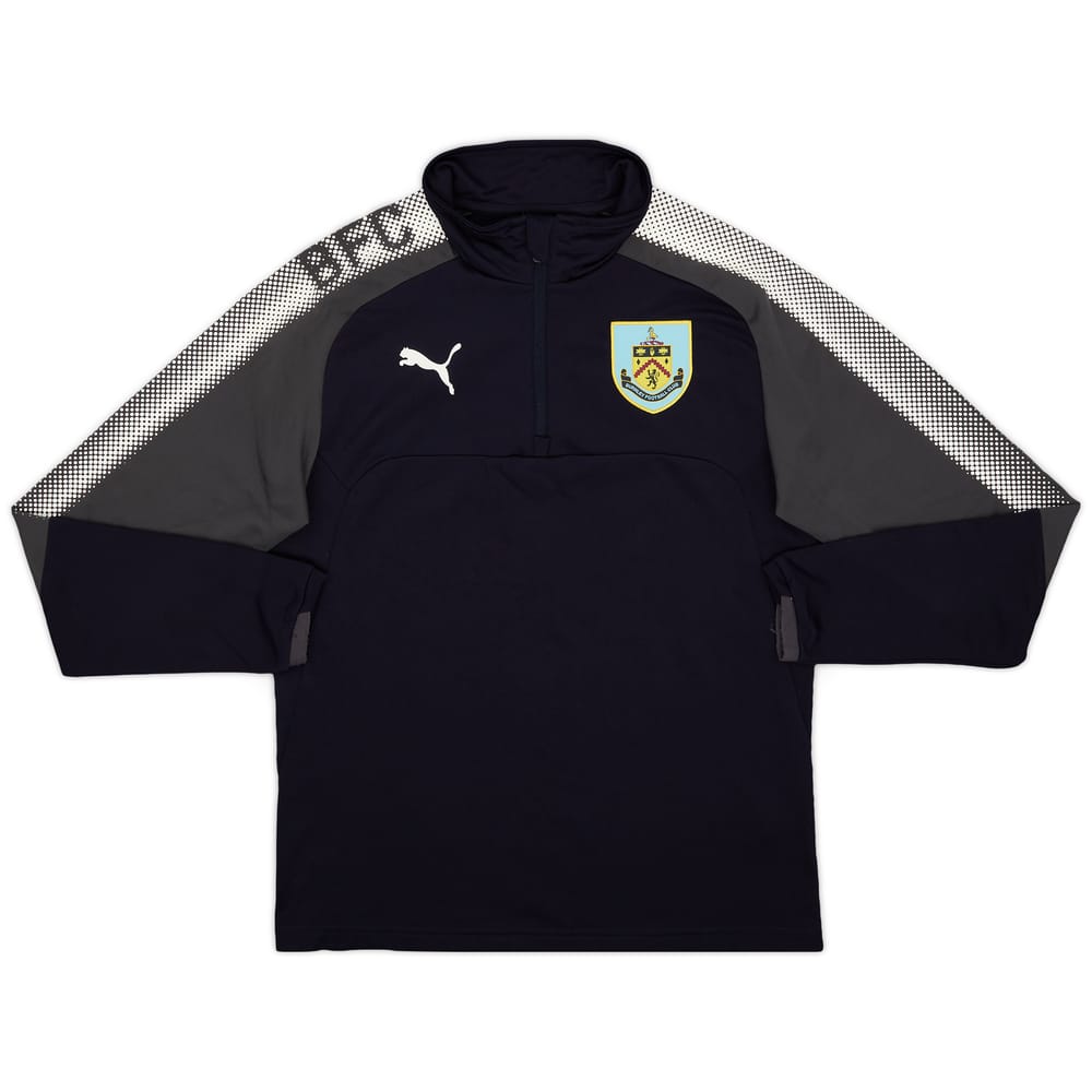 2017-18 Burnley Puma 1/4 Zip Sweat Top - 8/10 - (S)