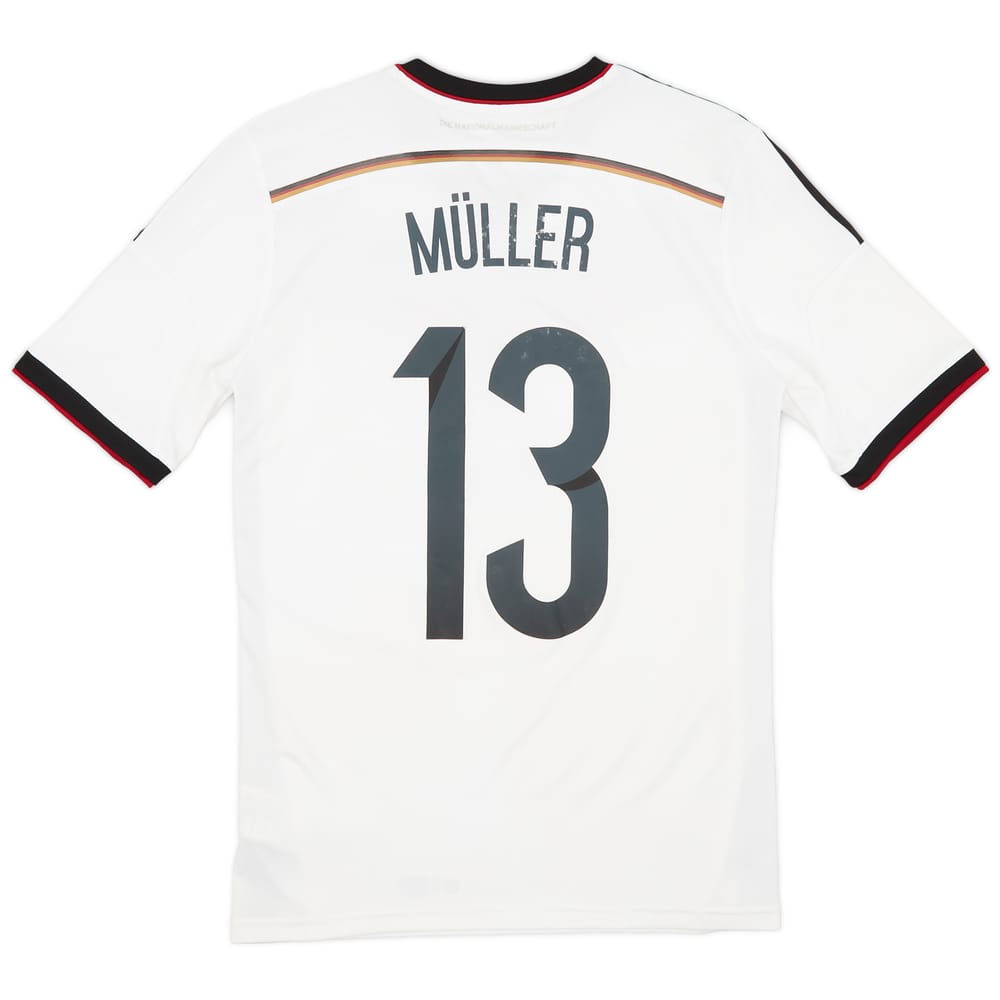 2014-15 Germany Home Shirt Muller #13 - 5/10 - (XL.Boys)