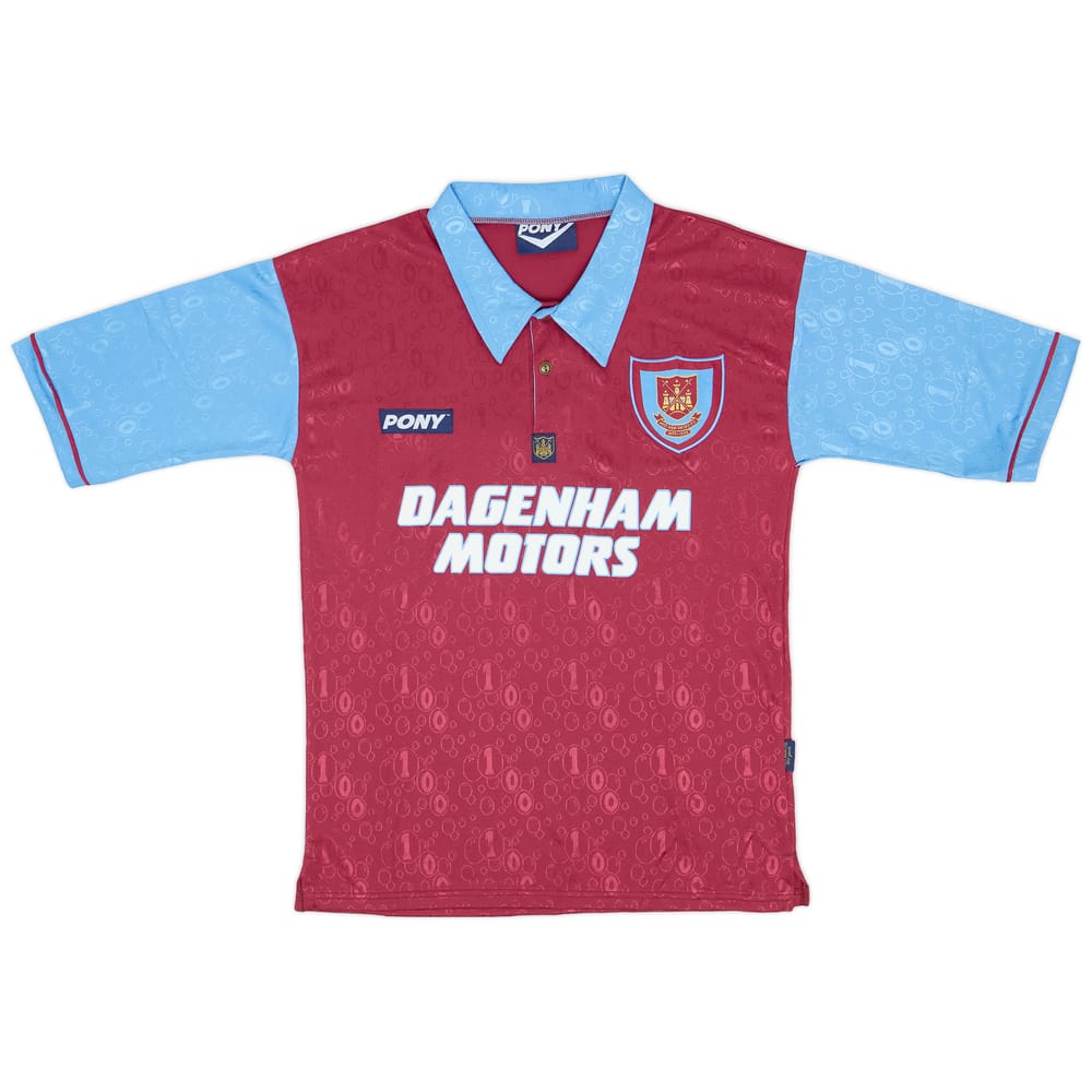 1995-97 West Ham Centenary Home Shirt - 8/10 - (S)