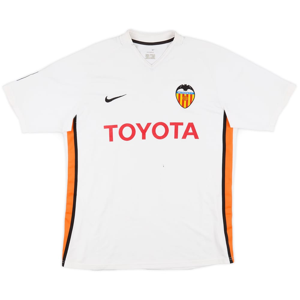 2006-07 Valencia Home Shirt - 7/10 - (M)