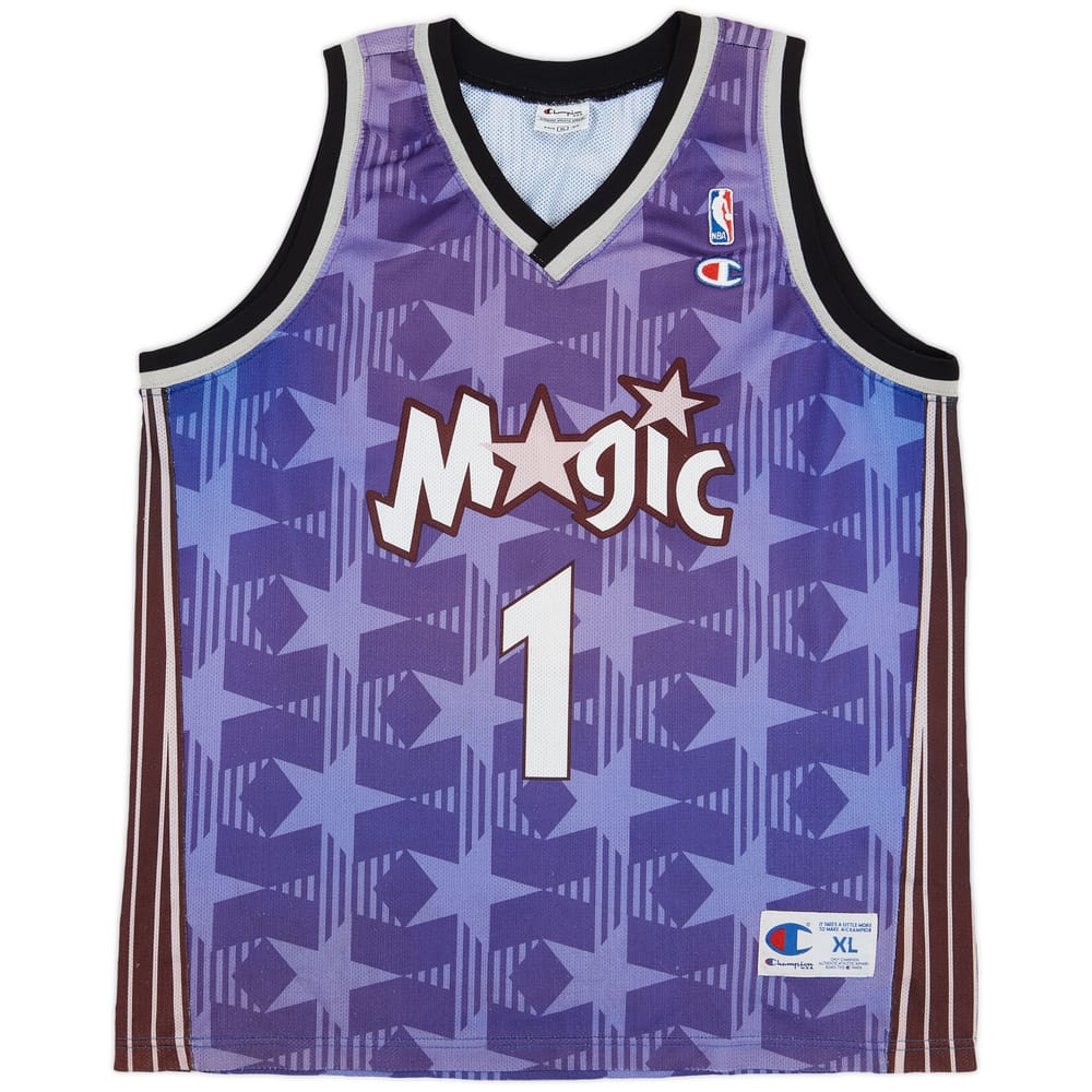 2000-03 Orlando Magic McGrady #1 Champion Away Jersey - 5/10 - (XL)