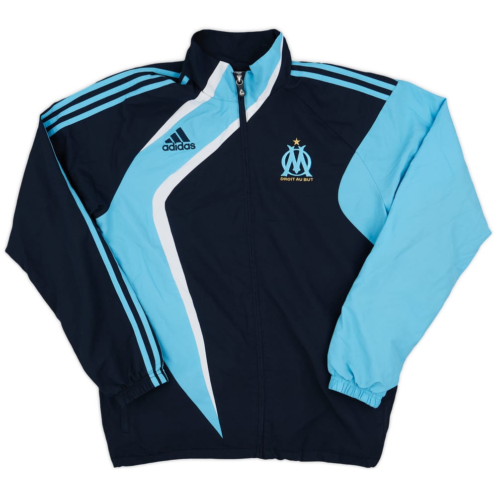 2009-10 Olympique Marseille adidas Track Jacket - 9/10 - (M)