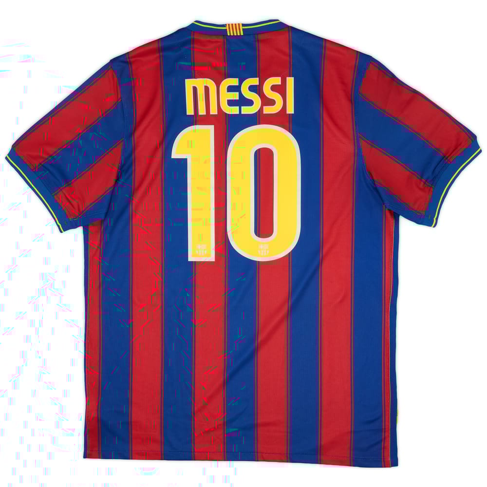 2009-10 Barcelona Home Shirt Messi #10 (XL)