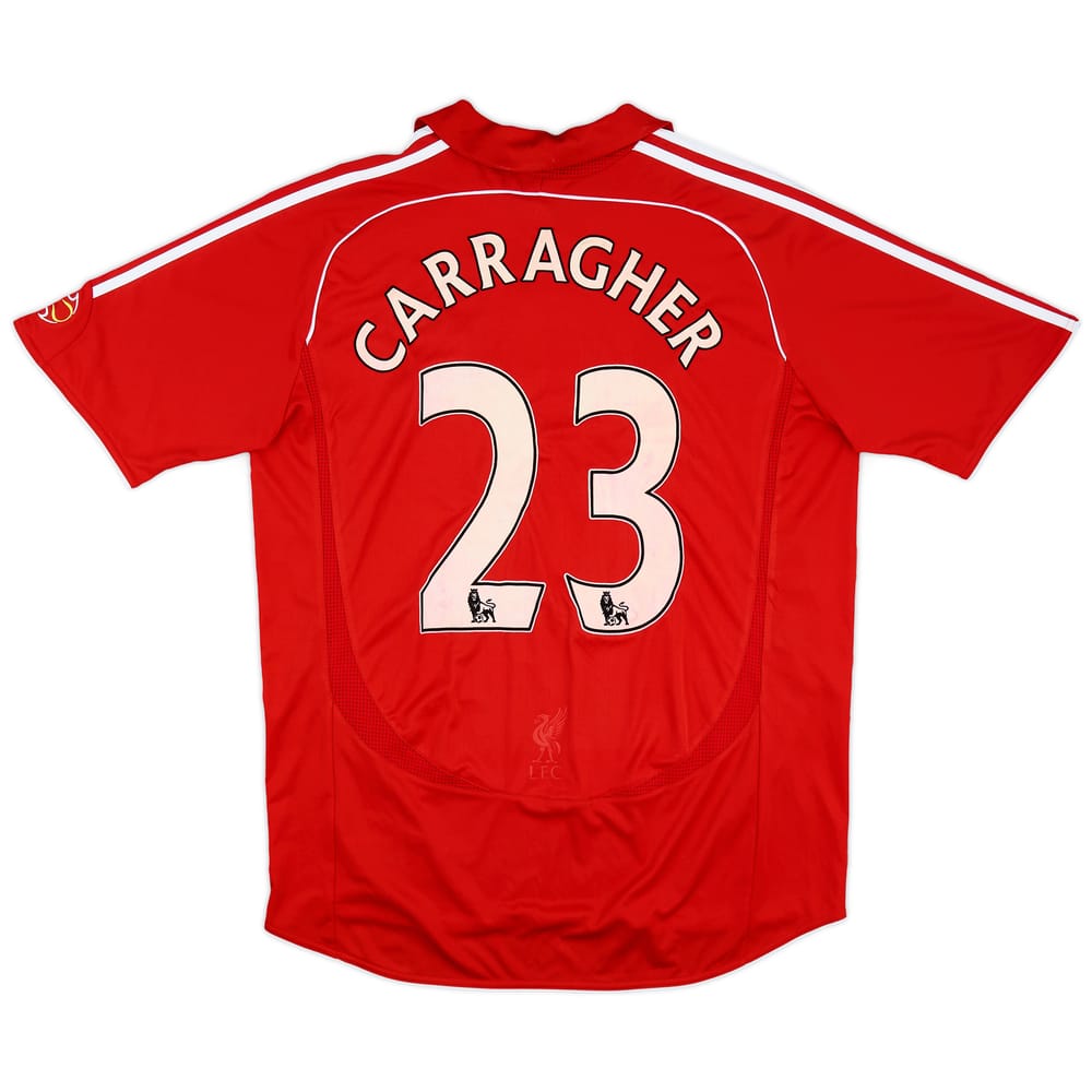 2006-08 Liverpool Home Shirt Carragher #23 - 6/10 - (L)
