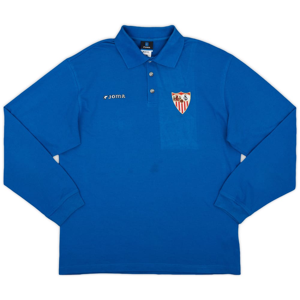 2006-07 Sevilla Joma Polo L/S Shirt - 5/10 - (L)
