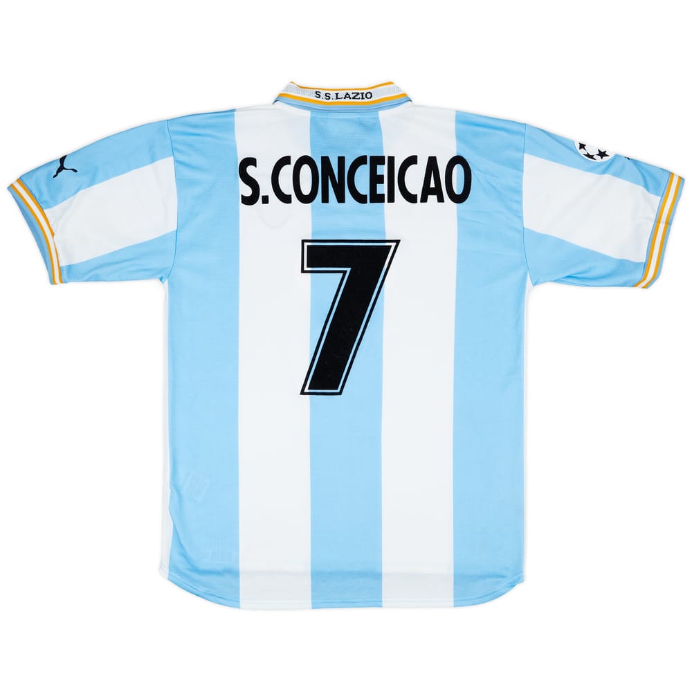 1999-00 Lazio Match Issue Champions League Shirt S. Conceicao #7