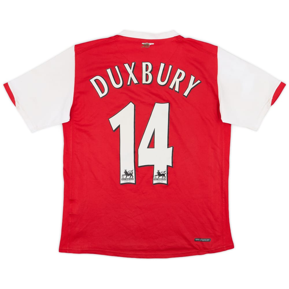 2006-08 Arsenal Home Shirt Duxbury #14 - 4/10 - (L.Boys)