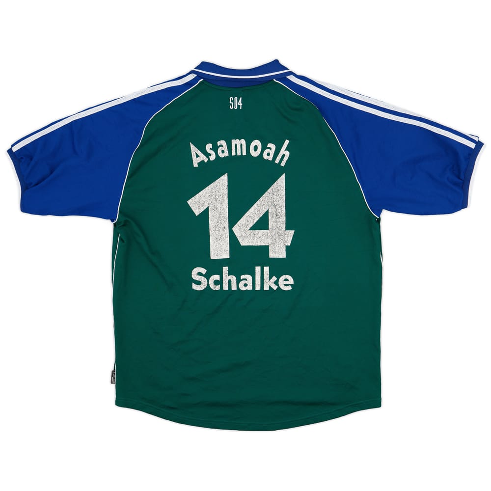 1999-00 Schalke Away Shirt Asamoah #14 - 5/10 - (XL)