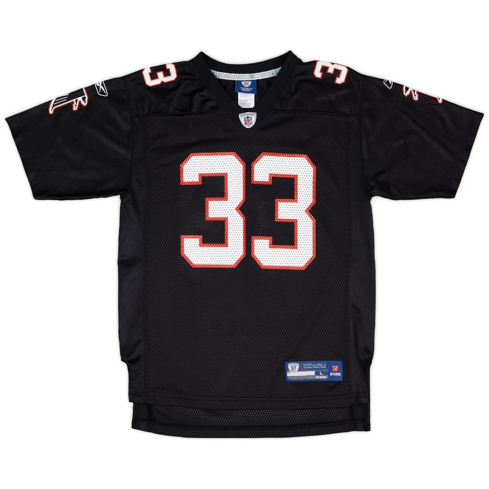 2009-11 Atlanta Falcons Turner #33 Reebok On Field Alternate Jersey - 8/10 - (L.Boys)