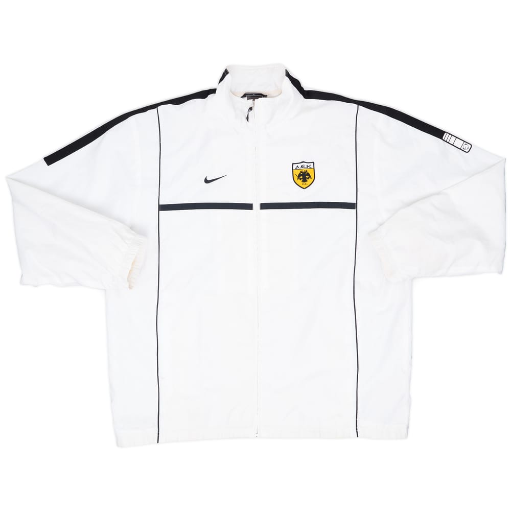 2002-03 AEK Athens Nike Track Jacket - 6/10 - (XXL)