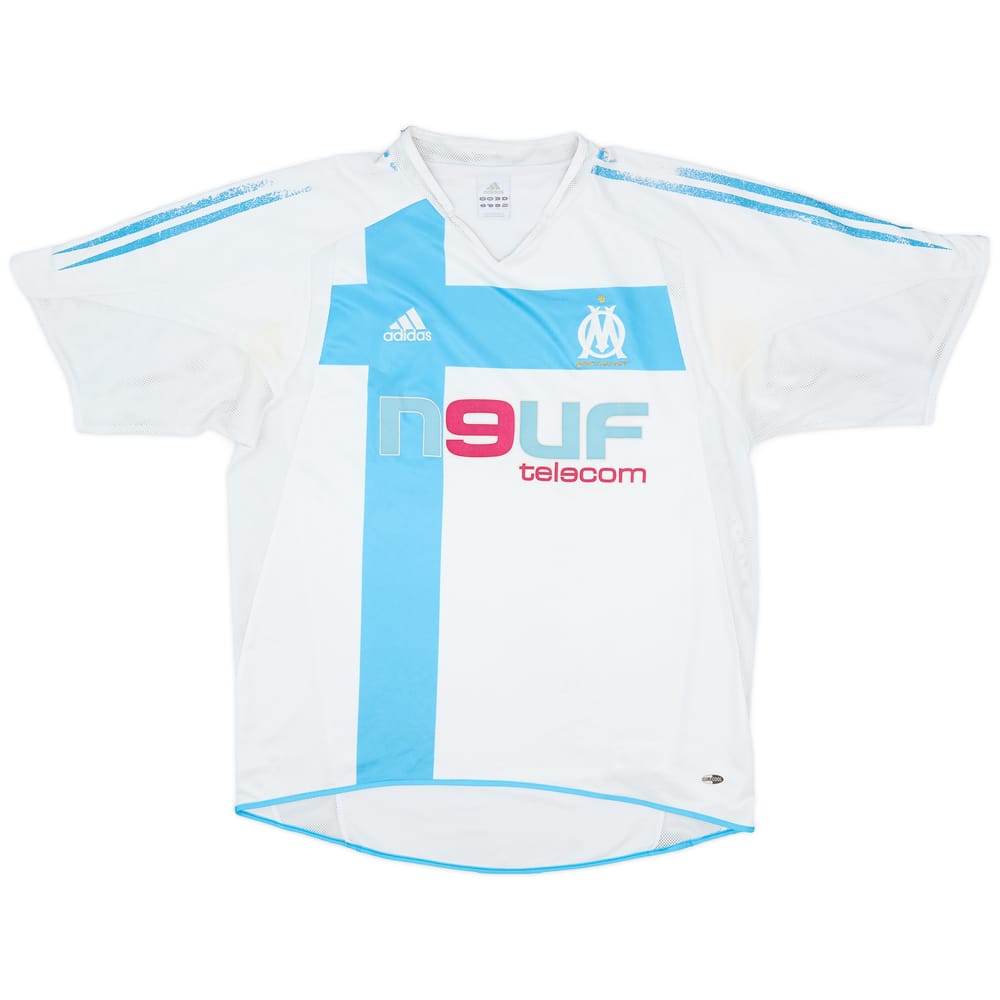 2004-05 Olympique Marseille Home Shirt - 4/10 - (L)