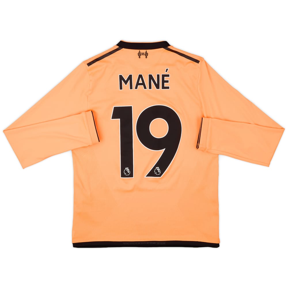 2017-18 Liverpool 125 Years Third L/S Shirt Mane #19 - 8/10 - (XL.Boys)