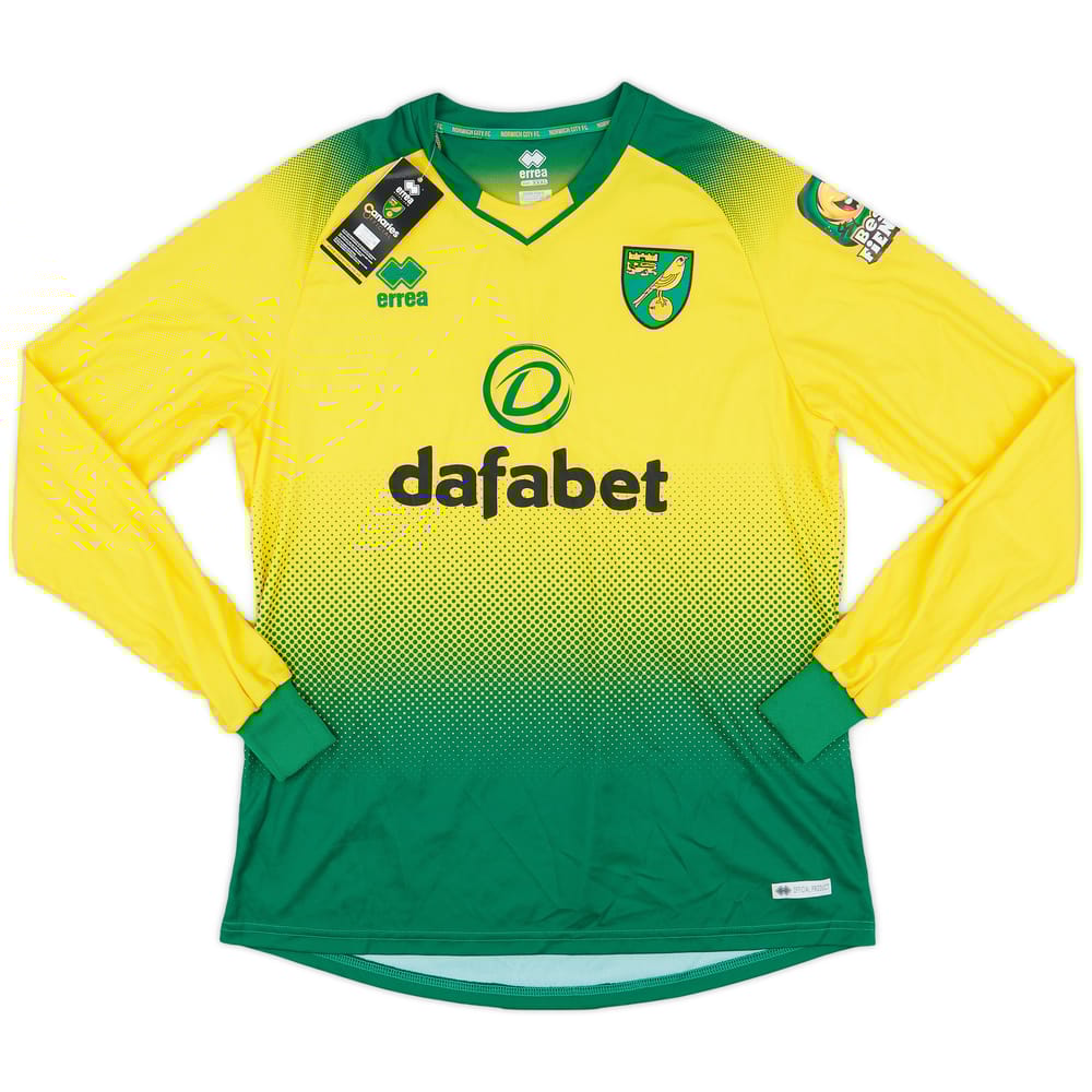 2019-20 Norwich Home L/S Shirt (3XL)