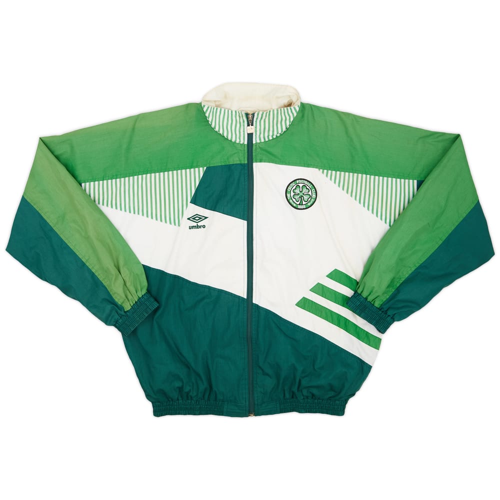 1991-92 Celtic Umbro Track Jacket - 5/10 - (XL)