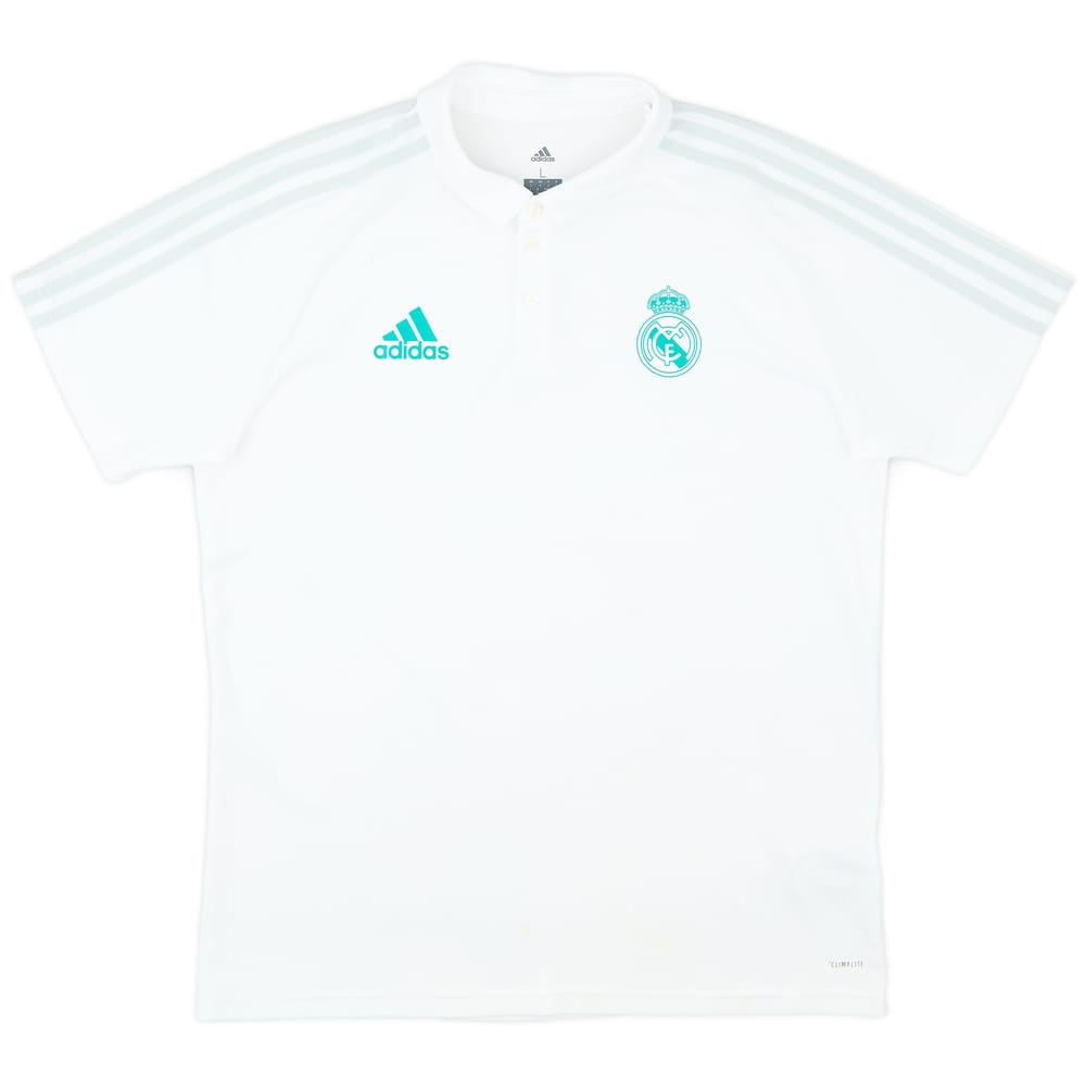 2017-18 Real Madrid adidas Polo Shirt - 7/10 - (L)