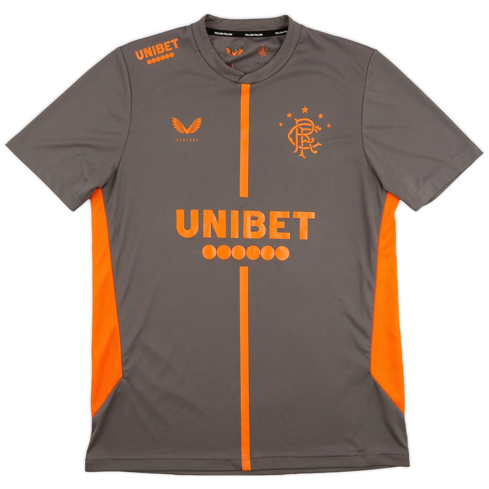 2023-24 Rangers Castore Training Shirt - 7/10 - (L)