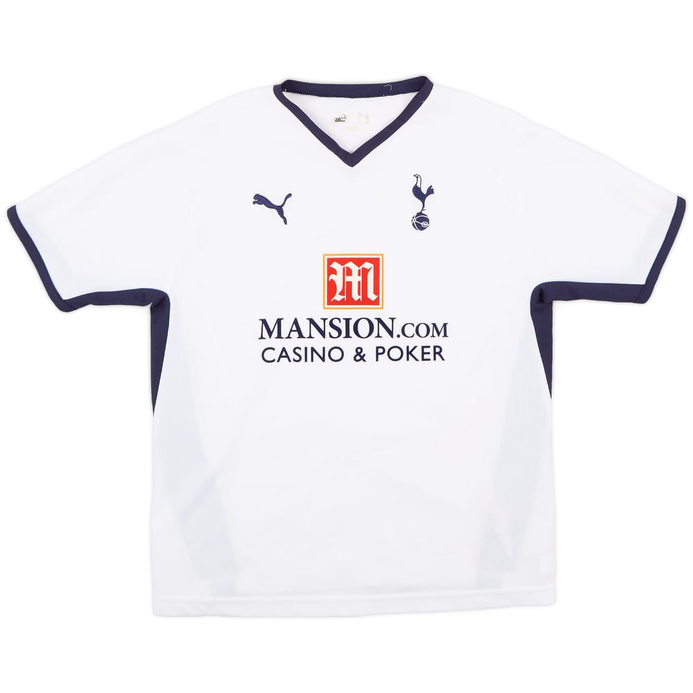 2008-09 Tottenham Home Shirt - 7/10 - (L.Boys)