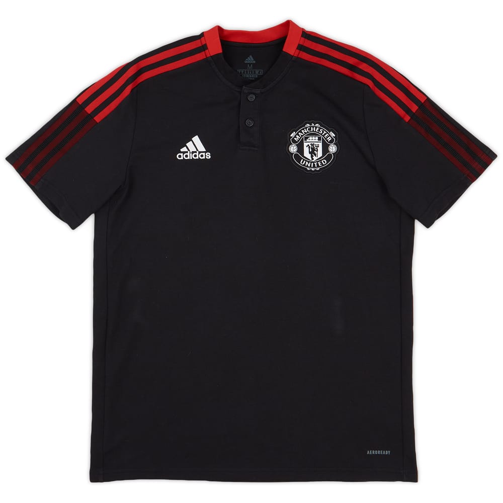 2021-22 Manchester United adidas Polo Shirt - 8/10 - (M)