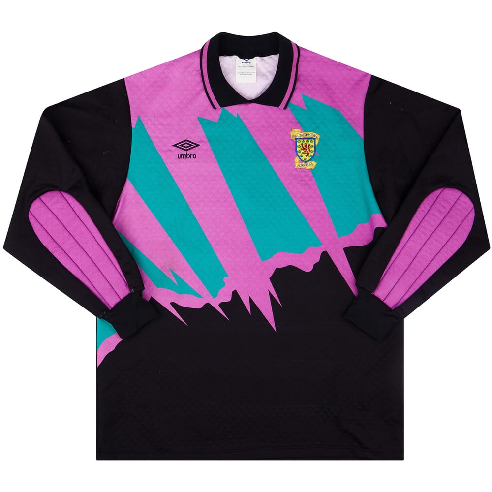 1992 Scotland Match Issue GK Shirt #1 (Gunn)
