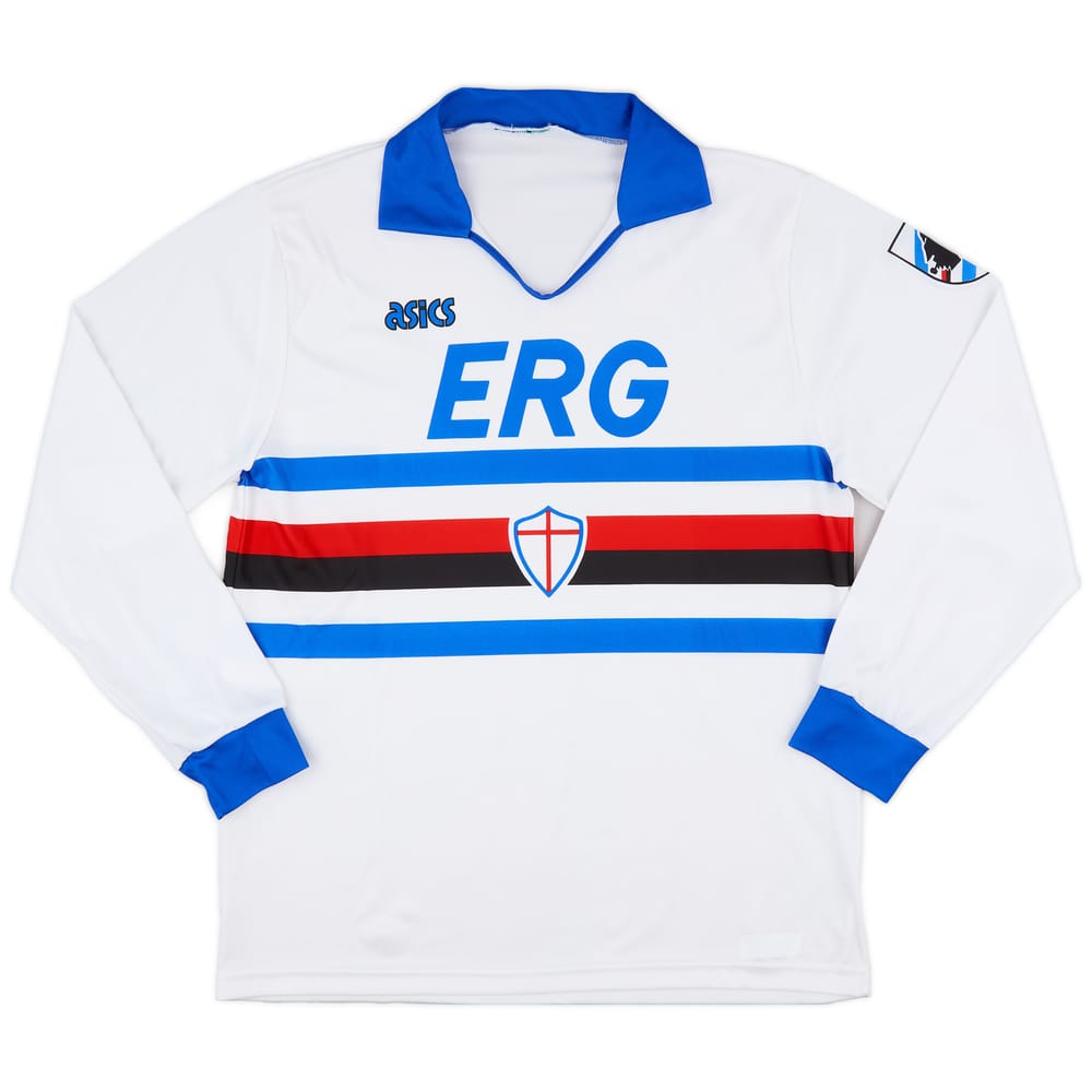 1990-92 Sampdoria Away L/S Shirt - 8/10 - (L)
