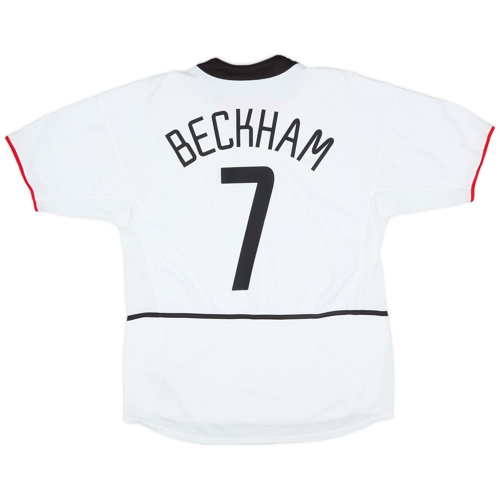 2002-03 Manchester United Away Shirt Beckham #7 - 8/10 - (L)