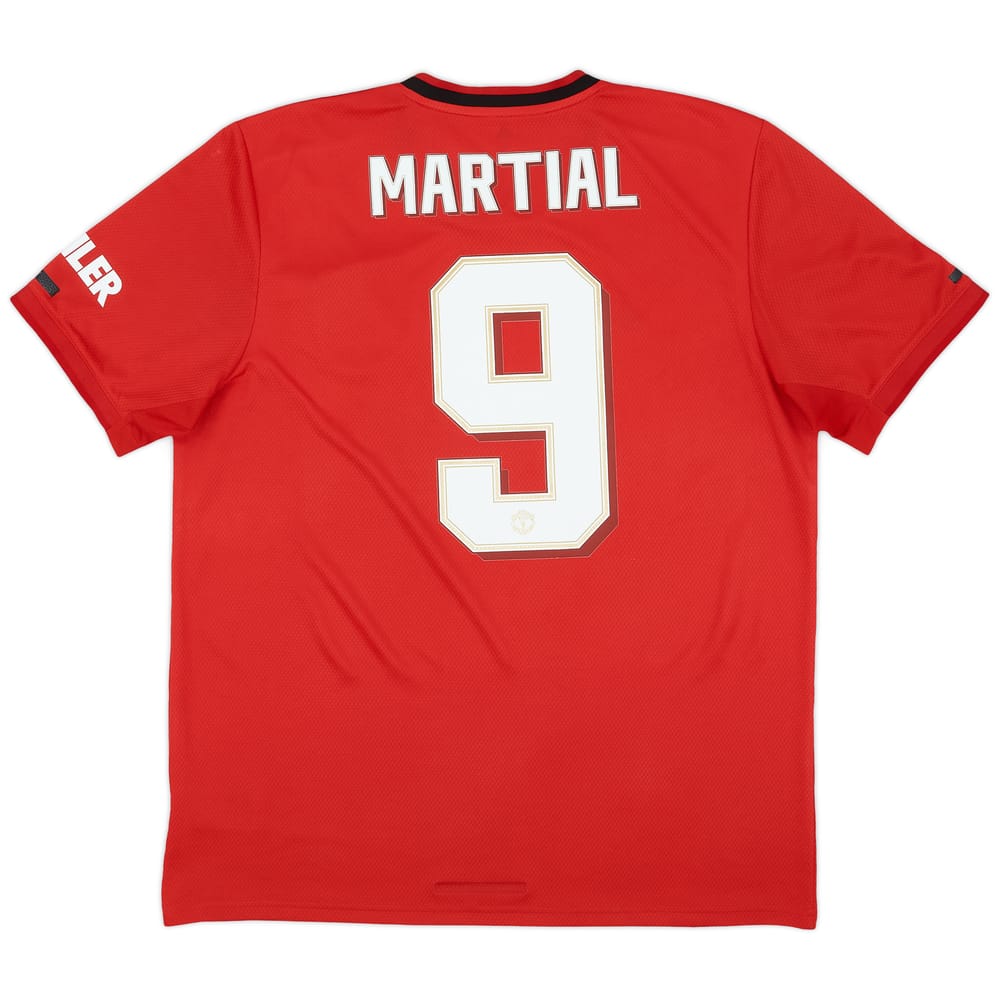 2019-20 Manchester United Home Shirt Martial #9 - 7/10 - (XL)