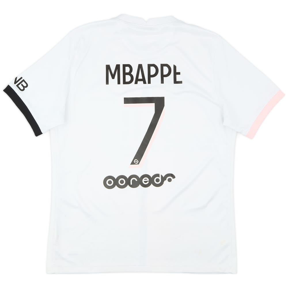 2021-22 Paris Saint-Germain Away Shirt Mbappe #7 - 4/10 - (L)