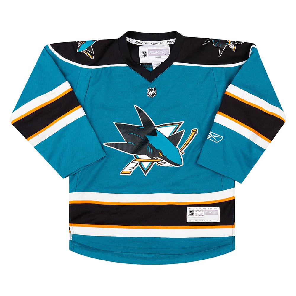 2007-11 San Jose Sharks Reebok Replica Jersey (Home) Y
