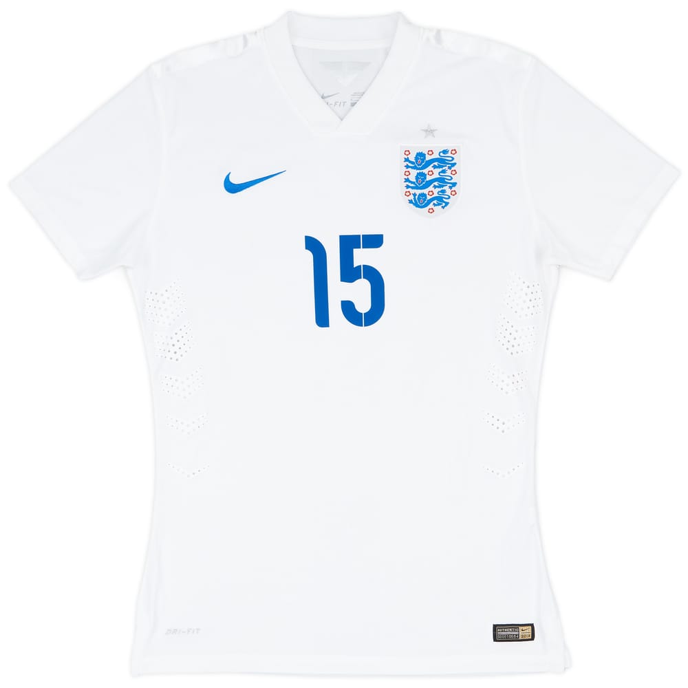 2014 England Match Issue Home Shirt #15