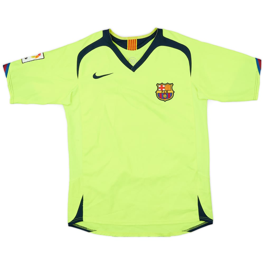 2005-06 Barcelona Away Shirt - 5/10 - (L.Boys)
