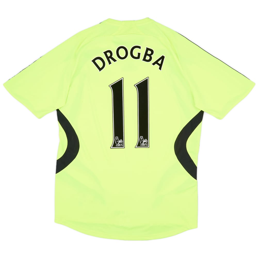 2007-08 Chelsea Away Shirt Drogba #11 - 6/10 - (L)