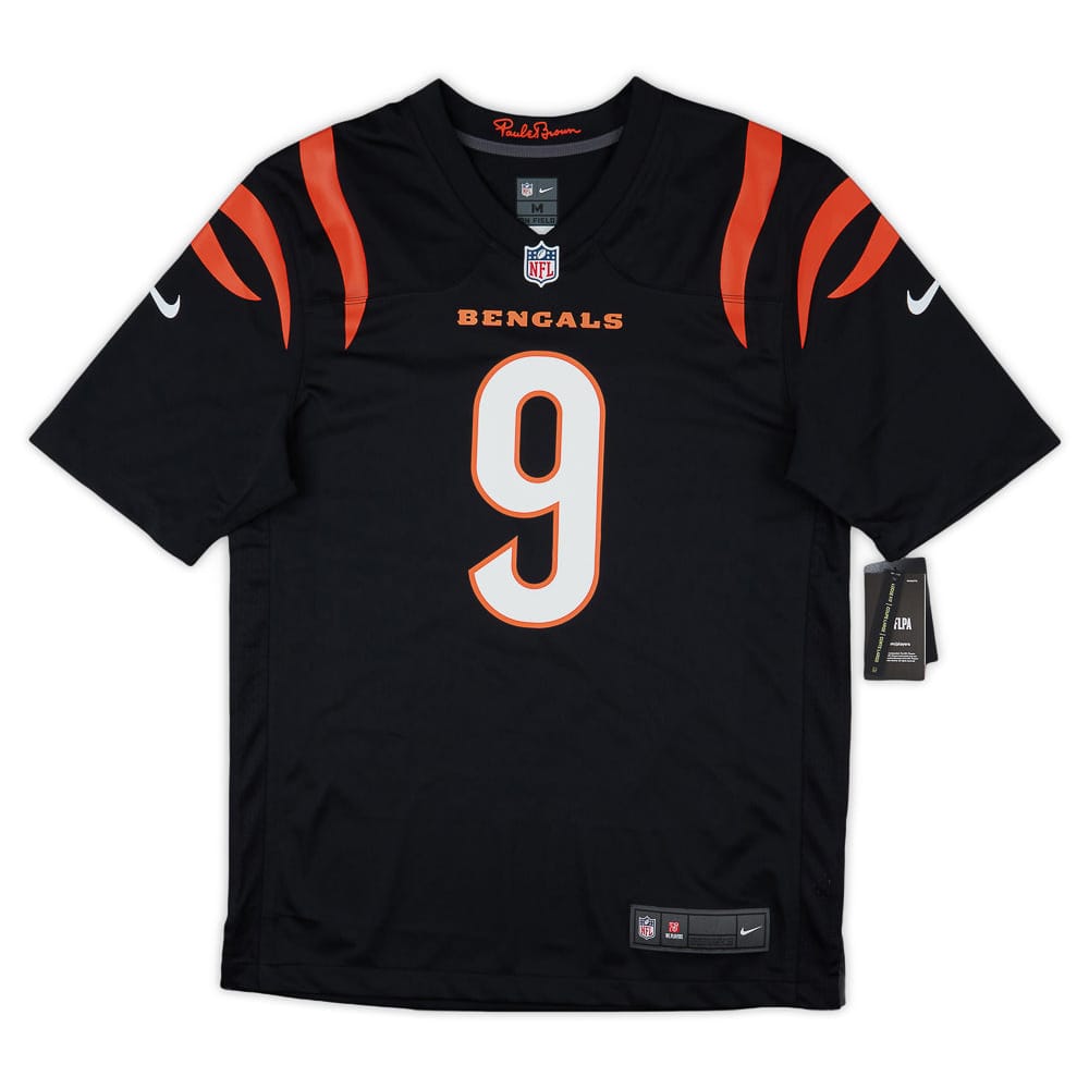 2021-23 Cincinnati Bengals Burrow #9 Nike Game Jersey (Home) M - W/Tags