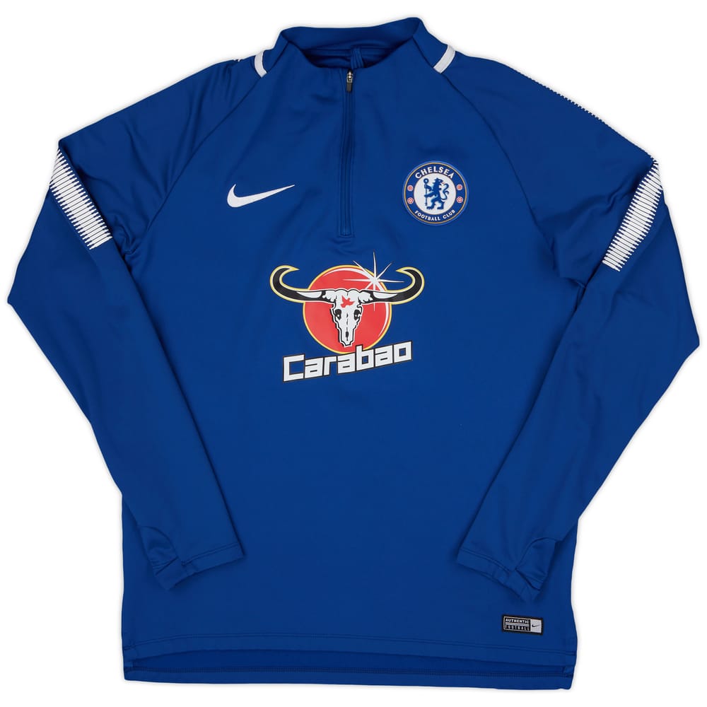 2017-18 Chelsea Nike 1/4 Zip Training Top - 8/10 - (M)