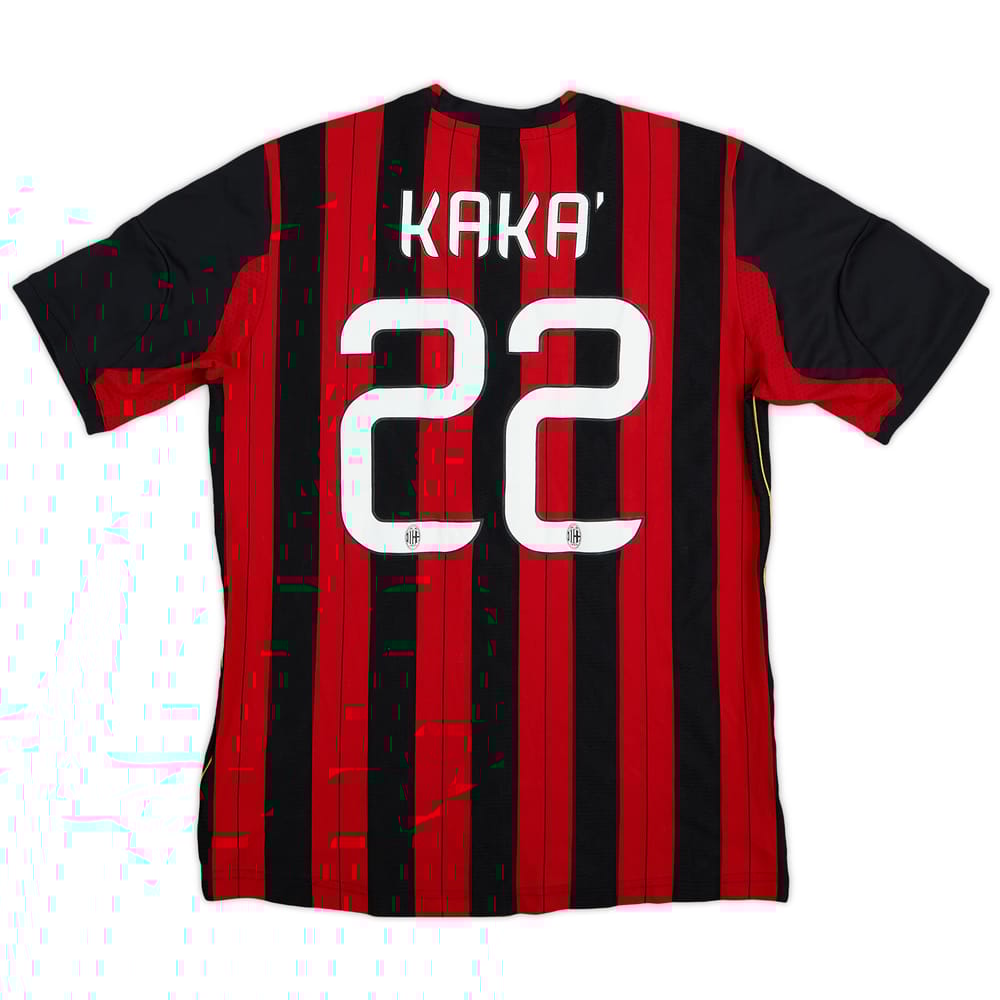 2013-14 AC Milan Home Shirt Kaka #22 - 4/10 - (M.Boys)