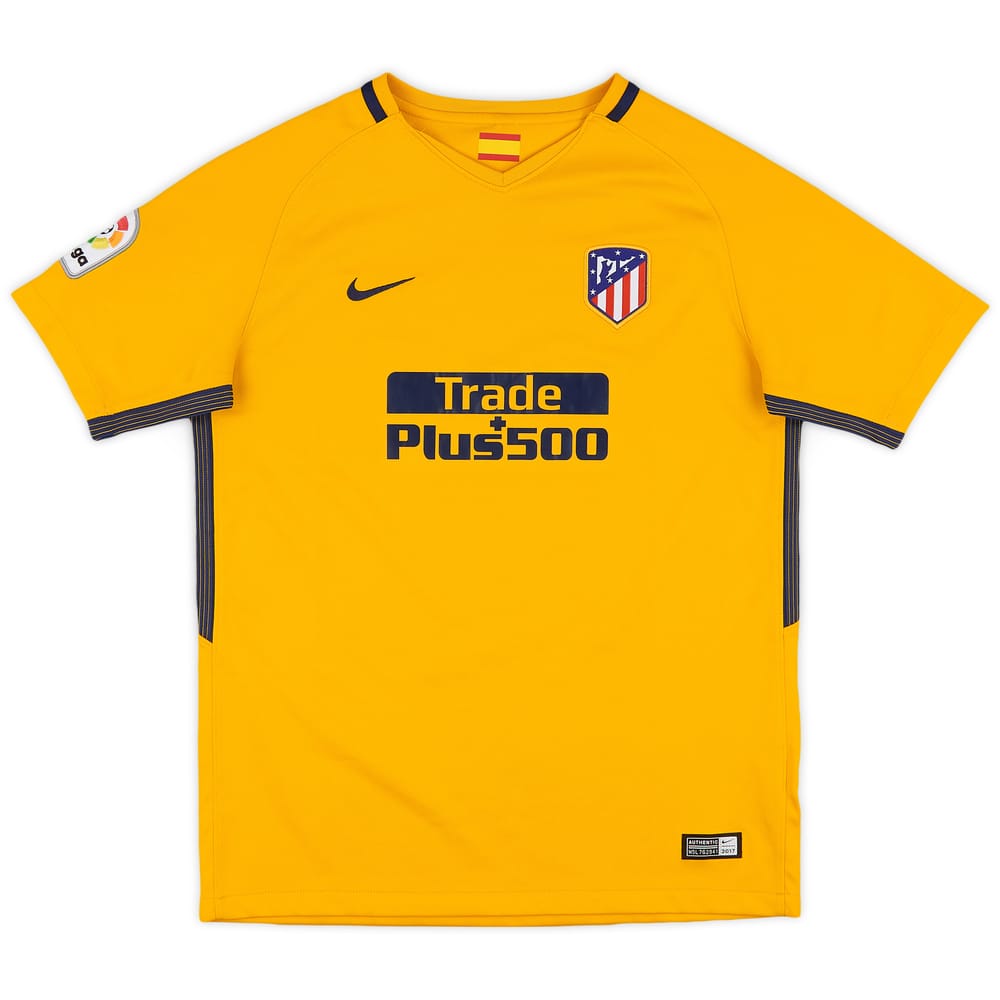 2017-18 Atletico Madrid Away Shirt - 8/10 - (XL.Boys)