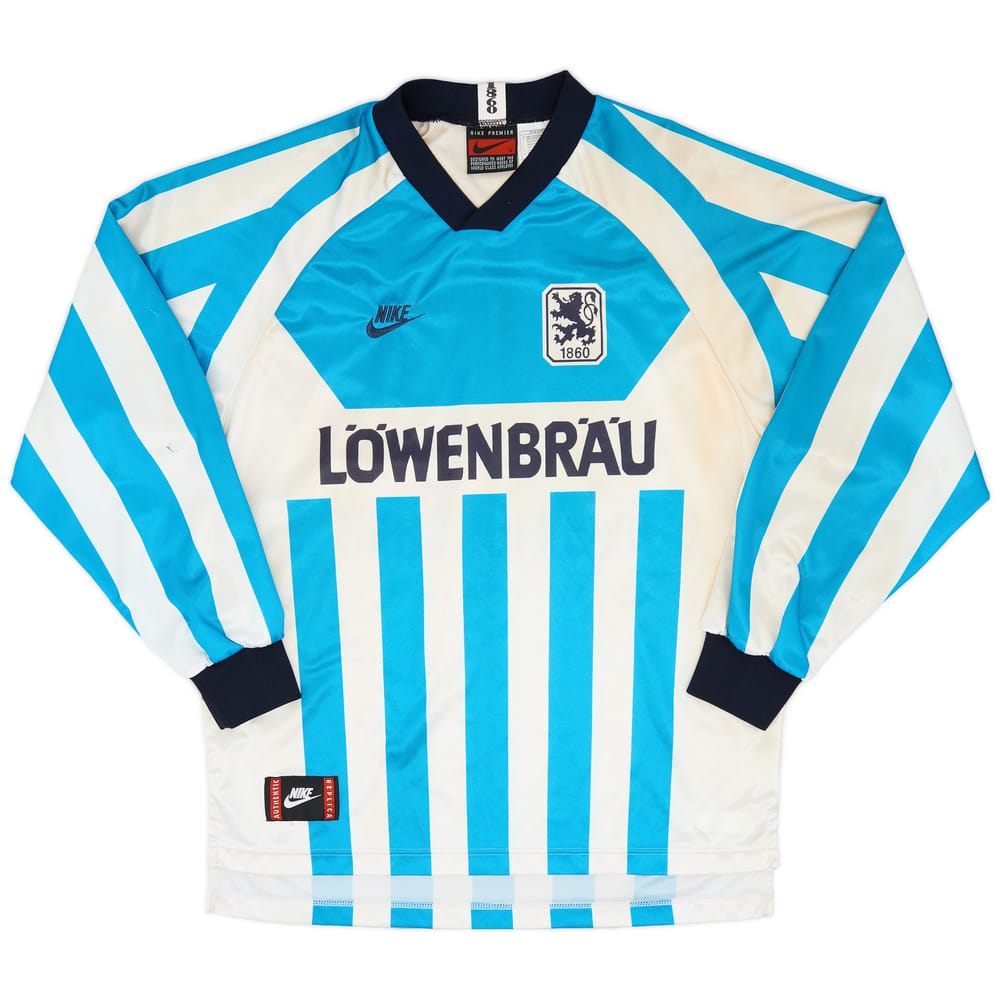 1995-96 1860 Munich Home L/S Shirt - 5/10 - (L)