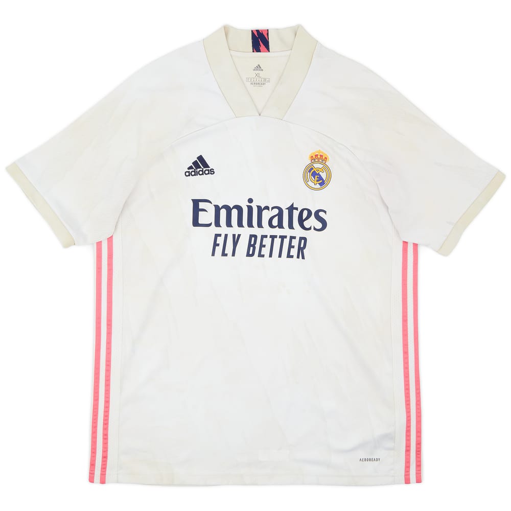 2020-21 Real Madrid Home Shirt - 4/10 - (XL)