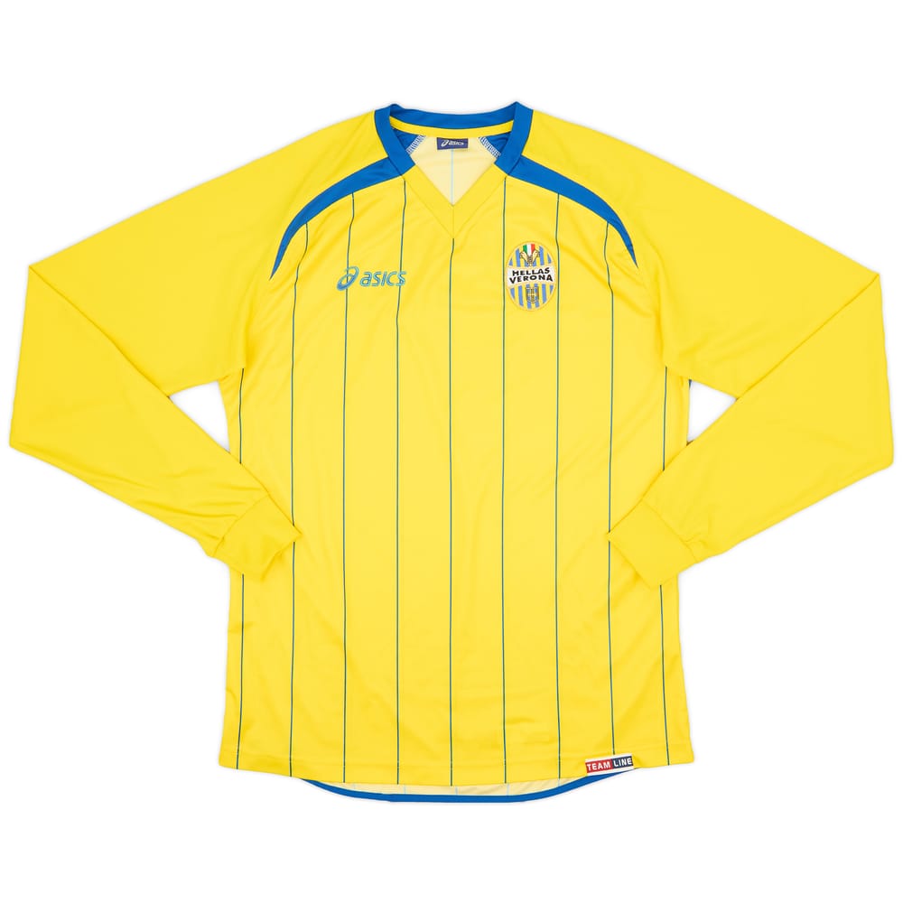 2010s Hellas Verona Asics L/S Training Shirt - 8/10 - (M)
