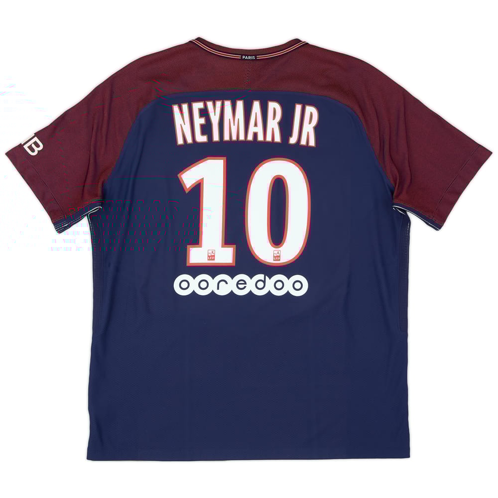 2017-18 Paris Saint-Germain Authentic Home Shirt Neymar Jr #10 - 9/10 - (XL)