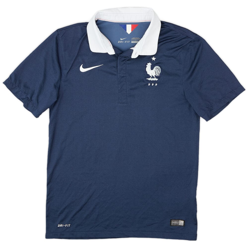 2014-15 France Home Shirt - 9/10 - (S)