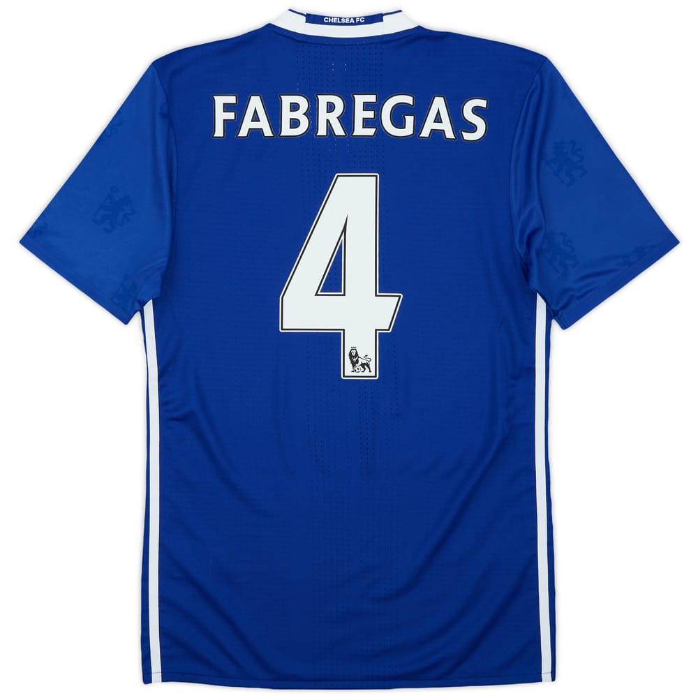 2016-17 Chelsea Player Issue Home Shirt Fabregas #4 (S/M)