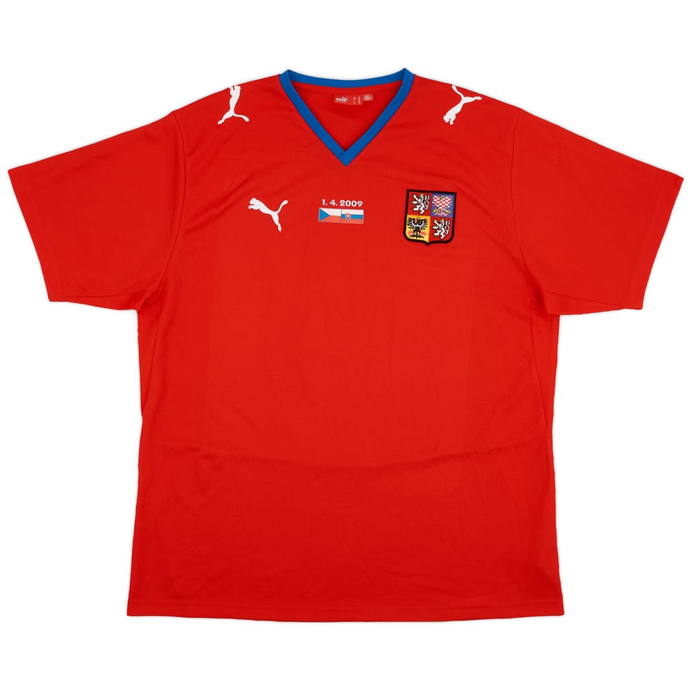 2008-09 Czech Republic '1.4'2009' Home Shirt - 9/10 - (XL)