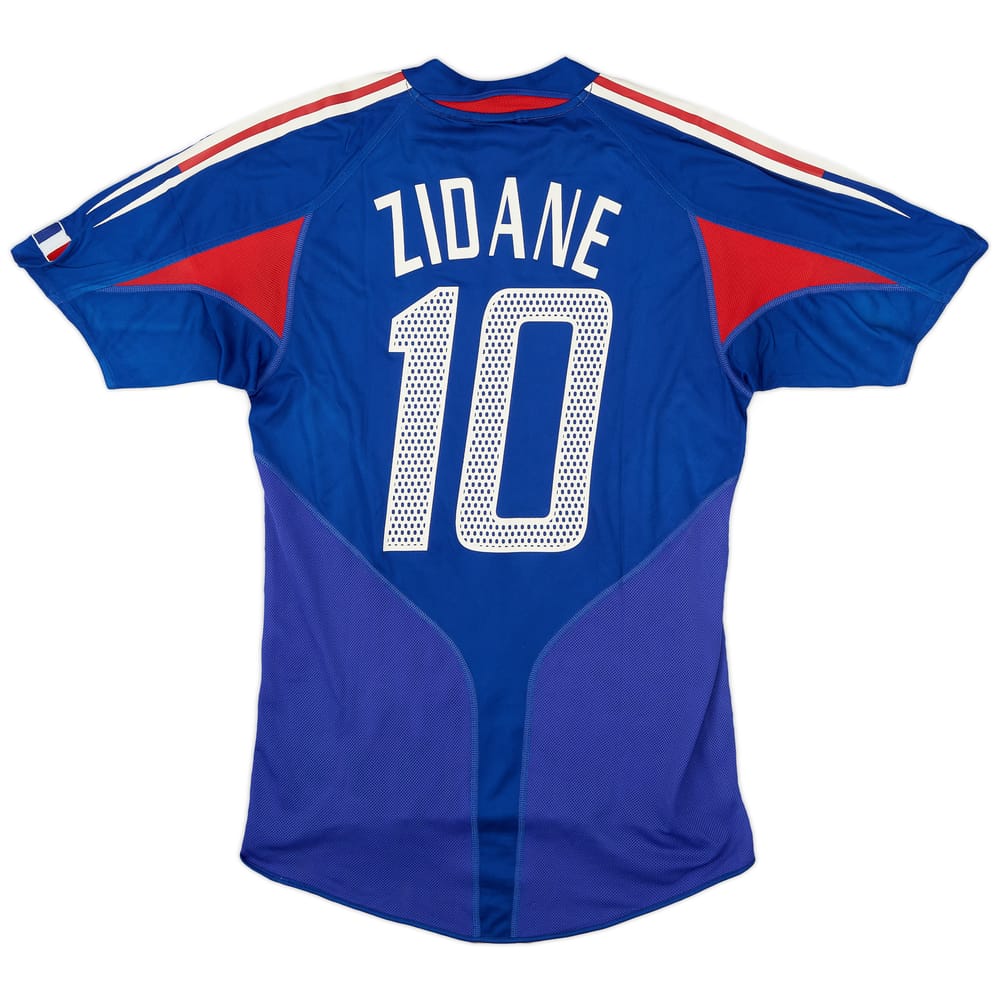 2004-06 France Home Shirt Zidane #10 - 5/10 - (S)