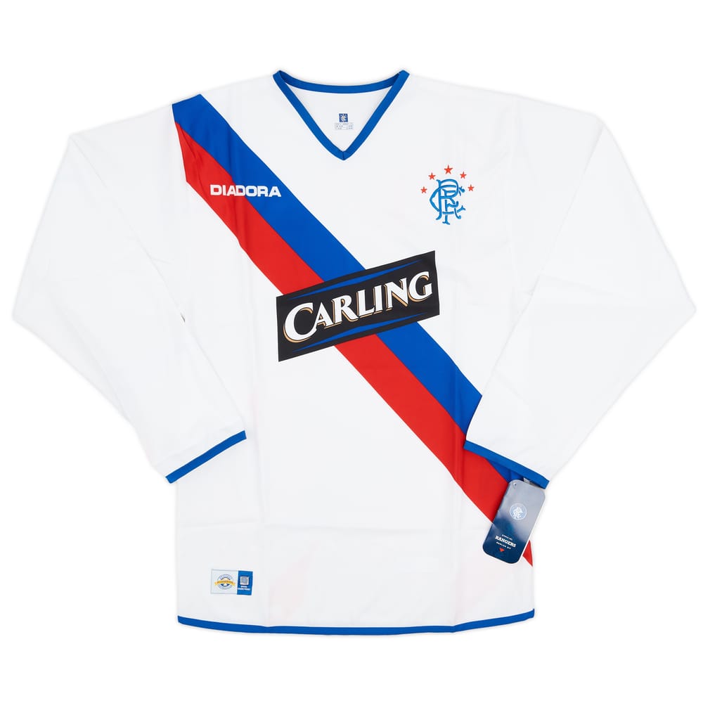 2004-05 Rangers Away L/S Shirt (S)